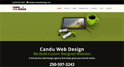 Desktop Screenshot of canduwebdesign.com
