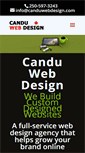 Mobile Screenshot of canduwebdesign.com